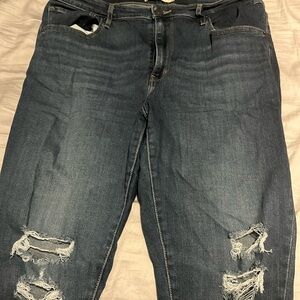 Levi’s Dark Blue‎ Ripped Skinny Jeans